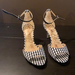 Sam Edelman black and white checkered 036